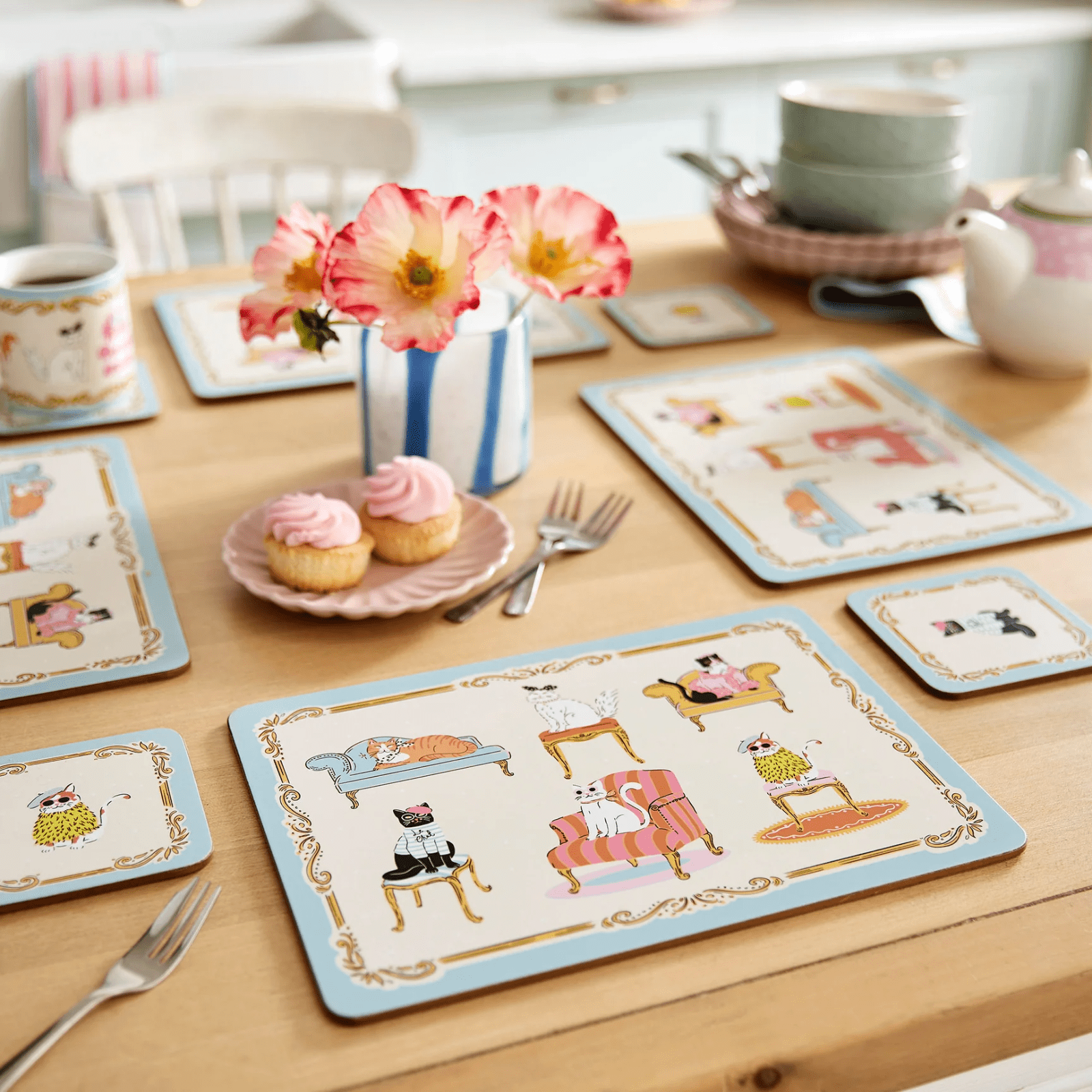 Ulster Weavers Coasters Cool Cats 4-Pack
