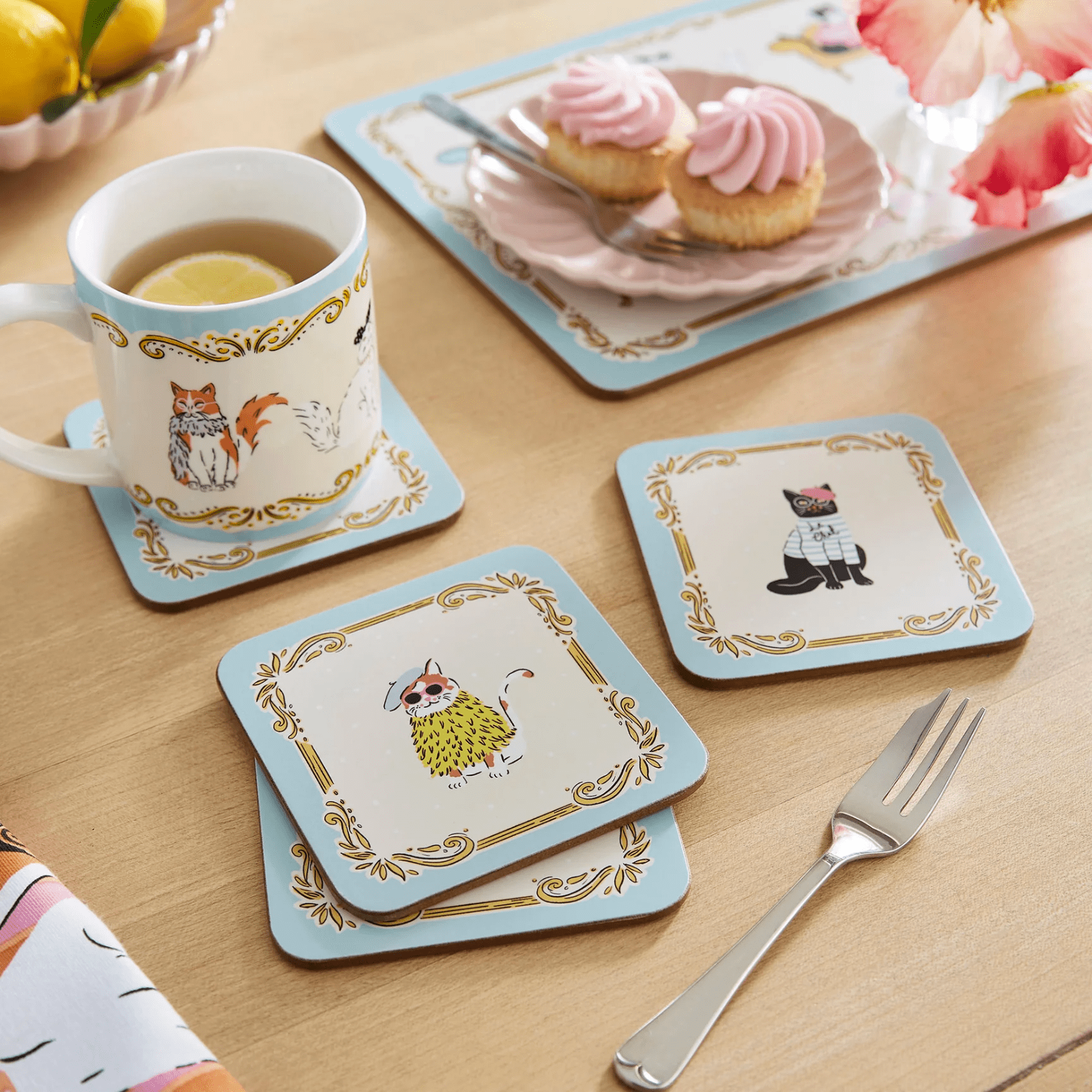 Ulster Weavers Coasters Cool Cats 4-Pack