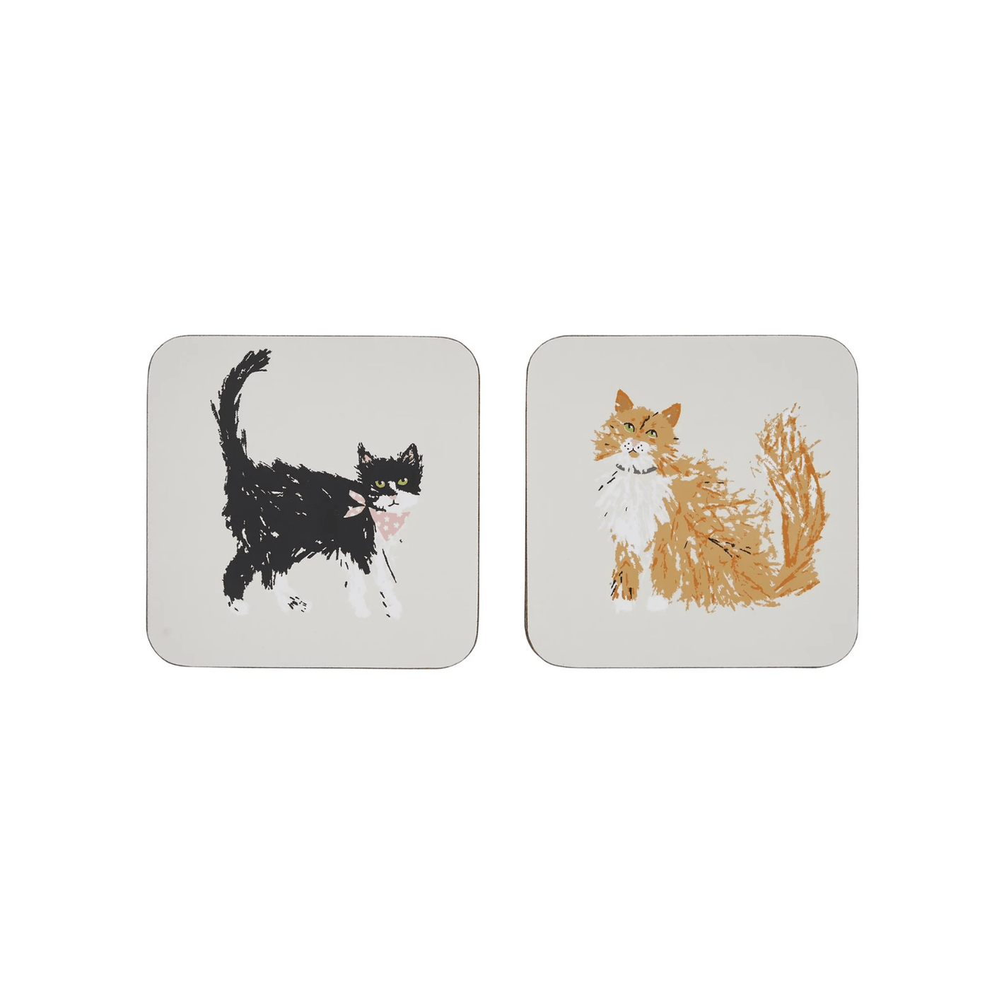 Ulster Weavers Coasters Feline Friends 4-Pack