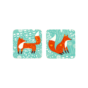 Ulster Weavers Coasters Foraging Fox 4-Pack