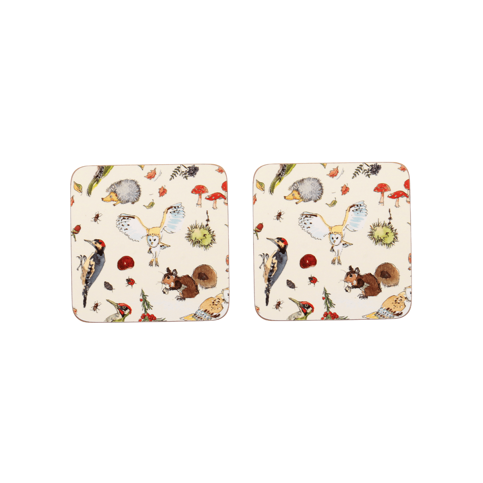 Ulster Weavers Coasters Woodland 4-Pack