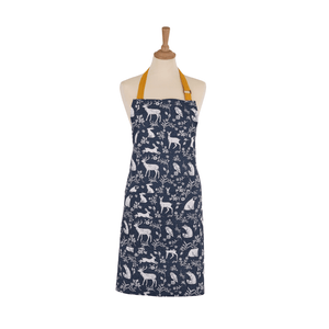 Ulster Weavers Cotton Apron Forest Friends Navy