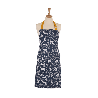 Ulster Weavers Cotton Apron Forest Friends Navy