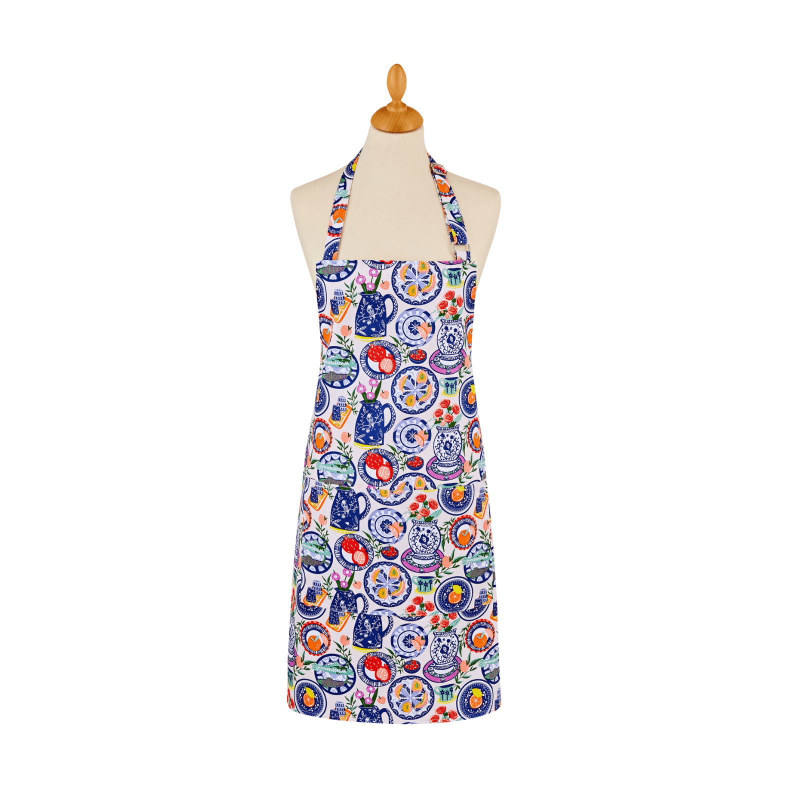 Ulster Weavers Cotton Apron Mediterranean Plates