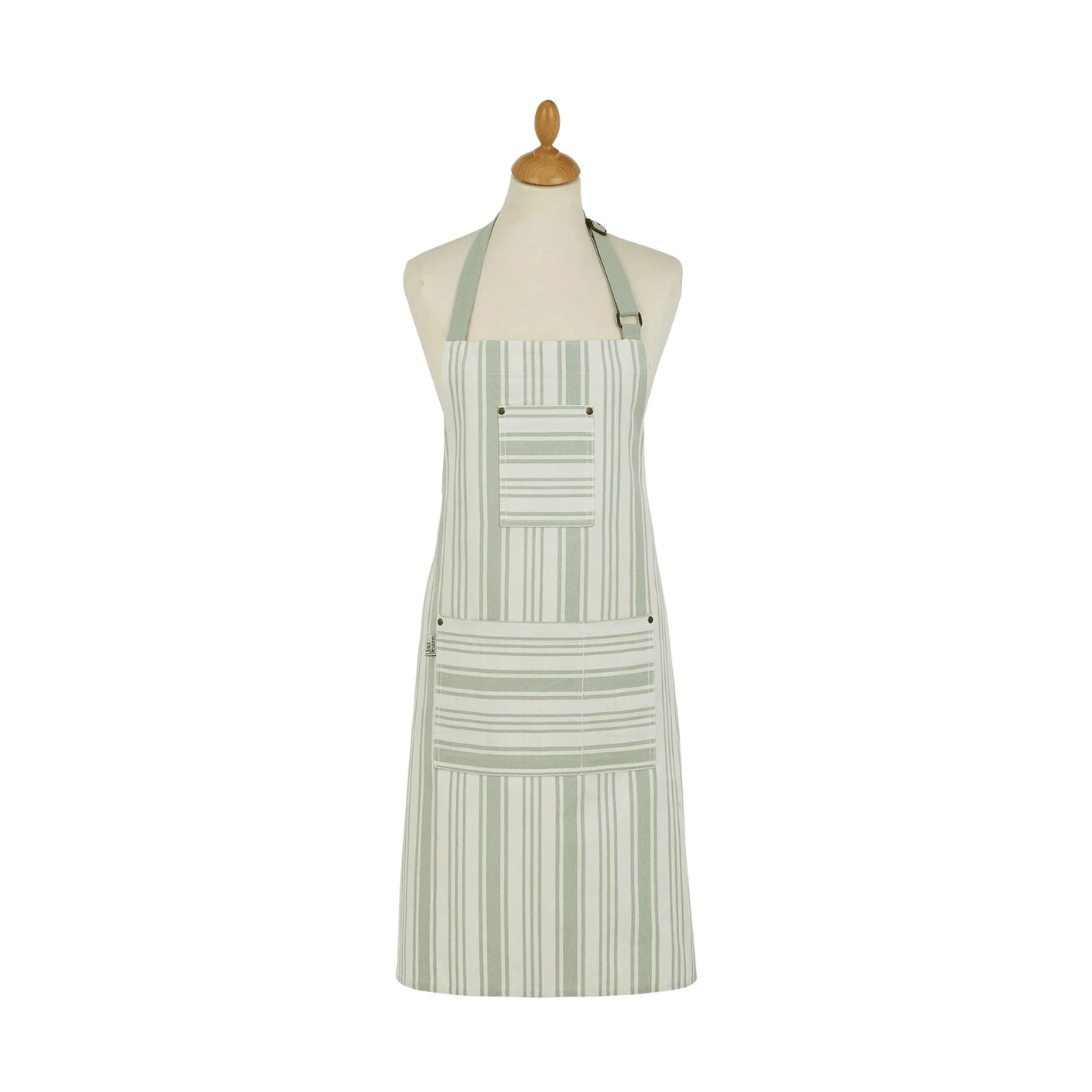 Ulster Weavers Cotton Apron Sage Stripe