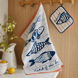 Ulster Weavers Cotton Tea Towel Catch of the Day Fish