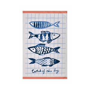 Ulster Weavers Cotton Tea Towel Catch of the Day Fish