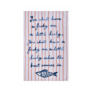 Ulster Weavers Cotton Tea Towel Catch of the Day Stripe