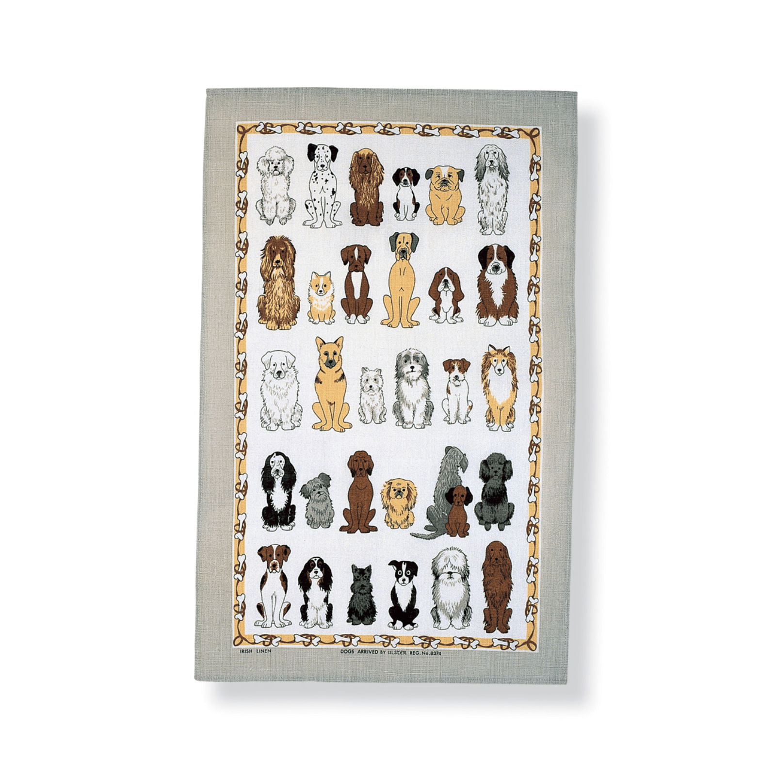 Ulster Weavers Cotton Tea Towel Dogs Arrived