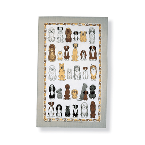 Ulster Weavers Cotton Tea Towel Dogs Arrived