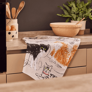 Ulster Weavers Cotton Tea Towel Feline Friends