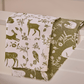 Ulster Weavers Cotton Tea Towel Forest Friends Sage 2-Pack