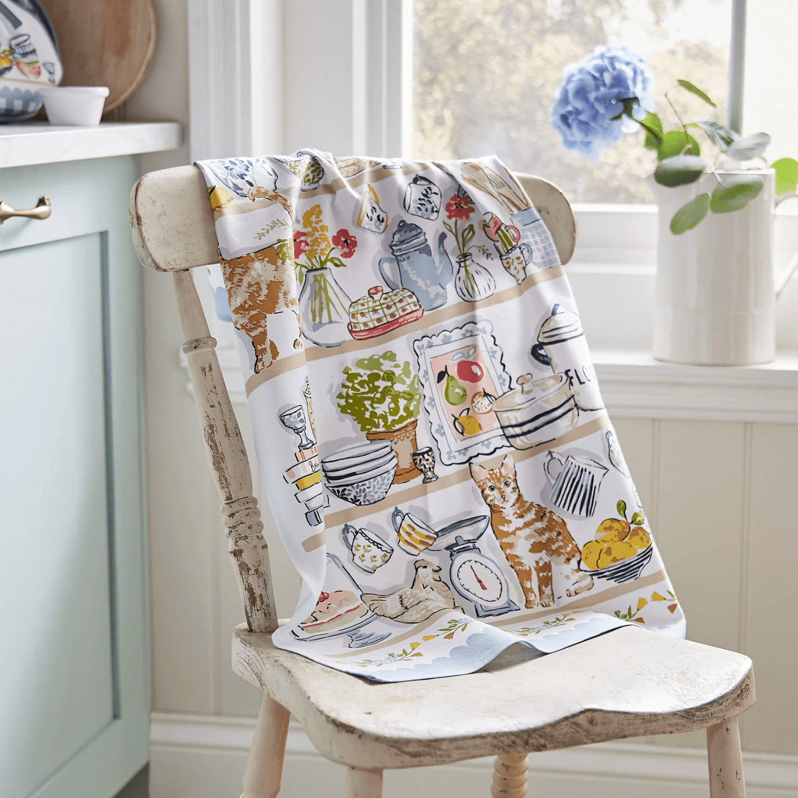 Ulster Weavers Cotton Tea Towel Pantry Cats
