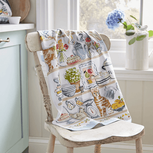 Ulster Weavers Cotton Tea Towel Pantry Cats