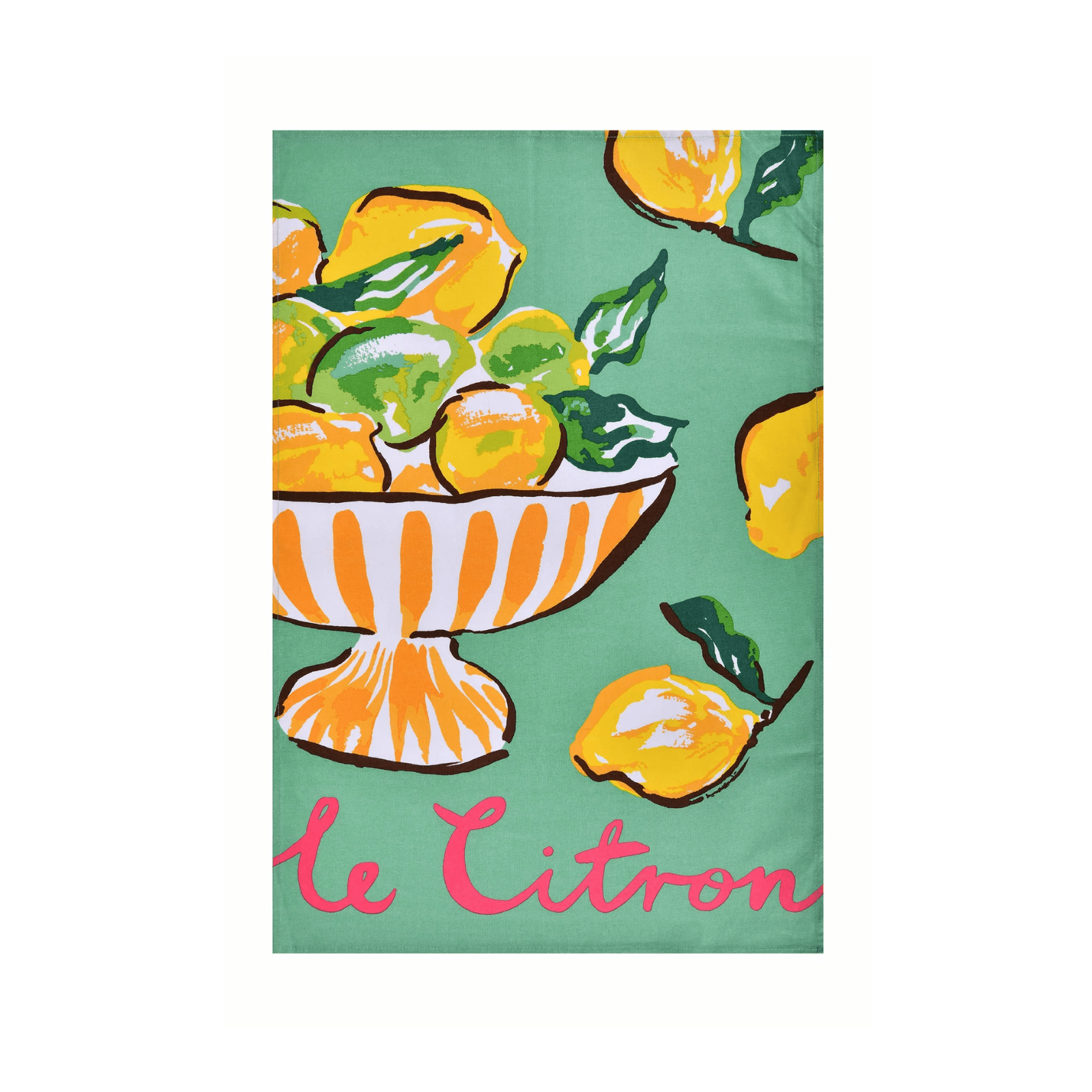 Ulster Weavers Cotton Tea Towel Summer Fruits Citron