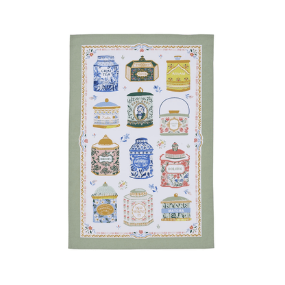 Ulster Weavers Cotton Tea Towel Tea Tins