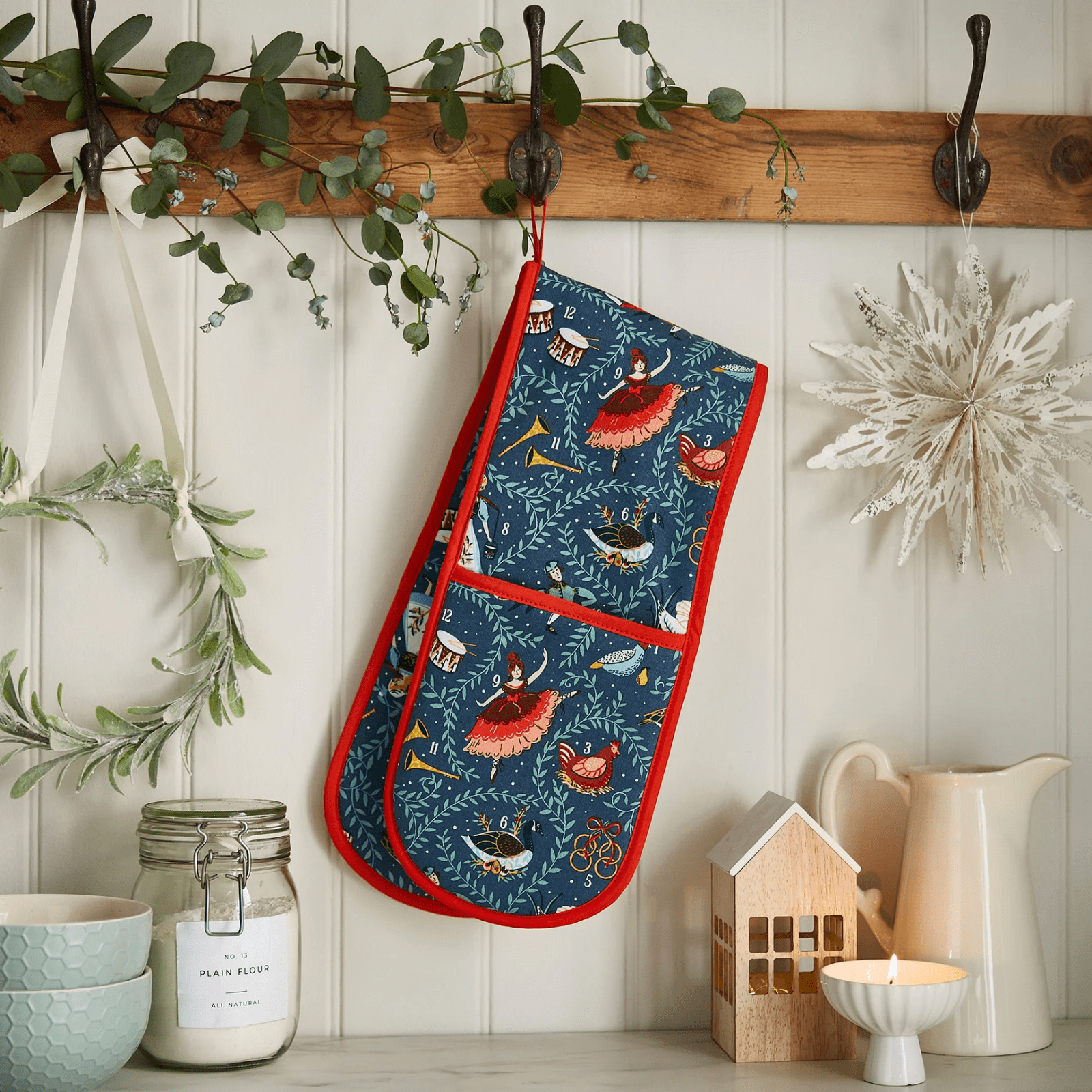 Ulster Weavers Double Oven Glove 12 Days of Christmas