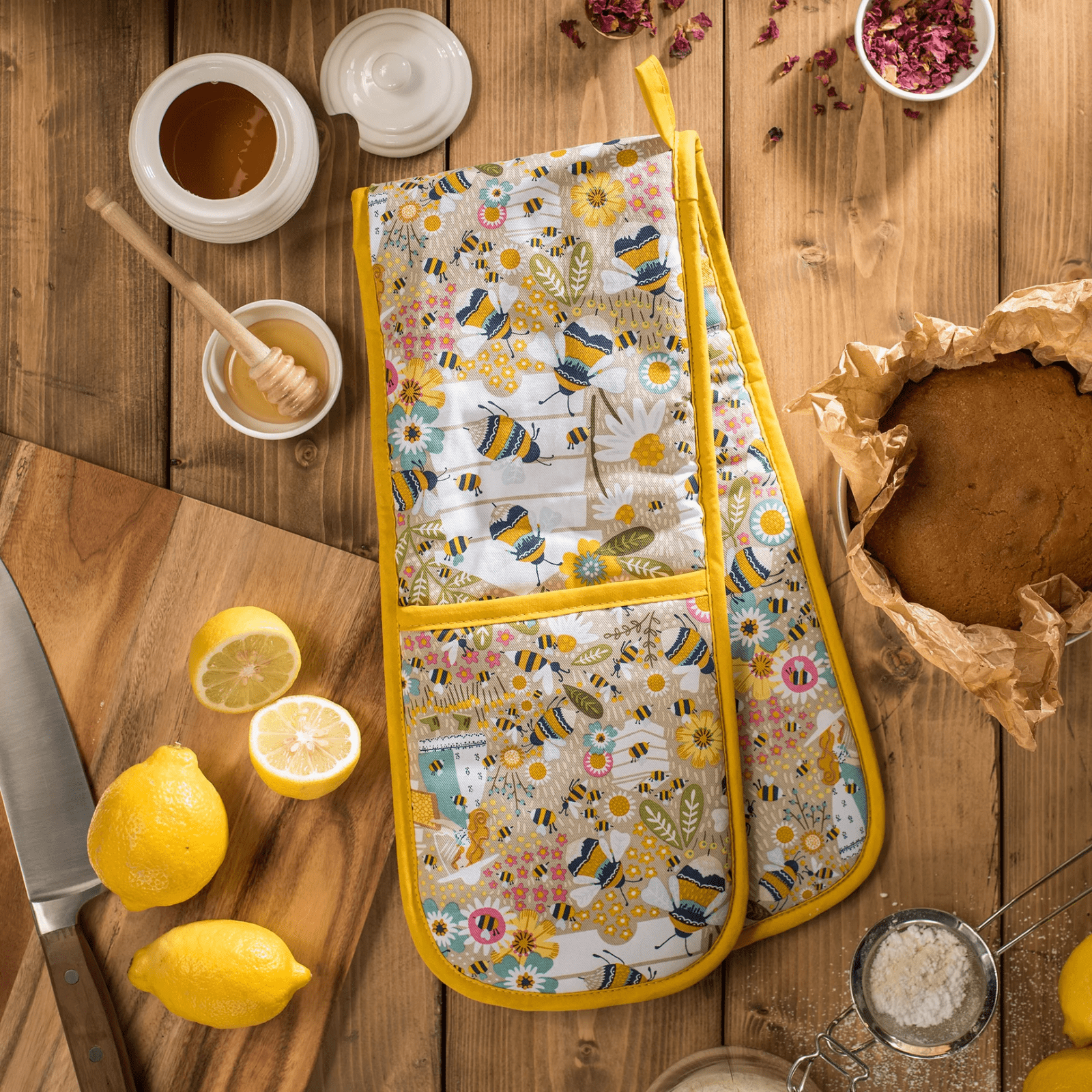 Ulster Weavers Double Oven Glove Bee Keeper