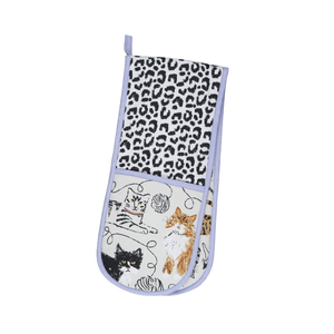 Ulster Weavers Double Oven Glove Feline Friends