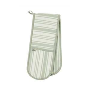 Ulster Weavers Double Oven Glove Sage Stripe