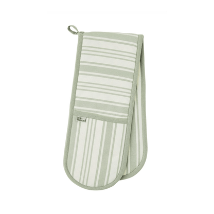 Ulster Weavers Double Oven Glove Sage Stripe