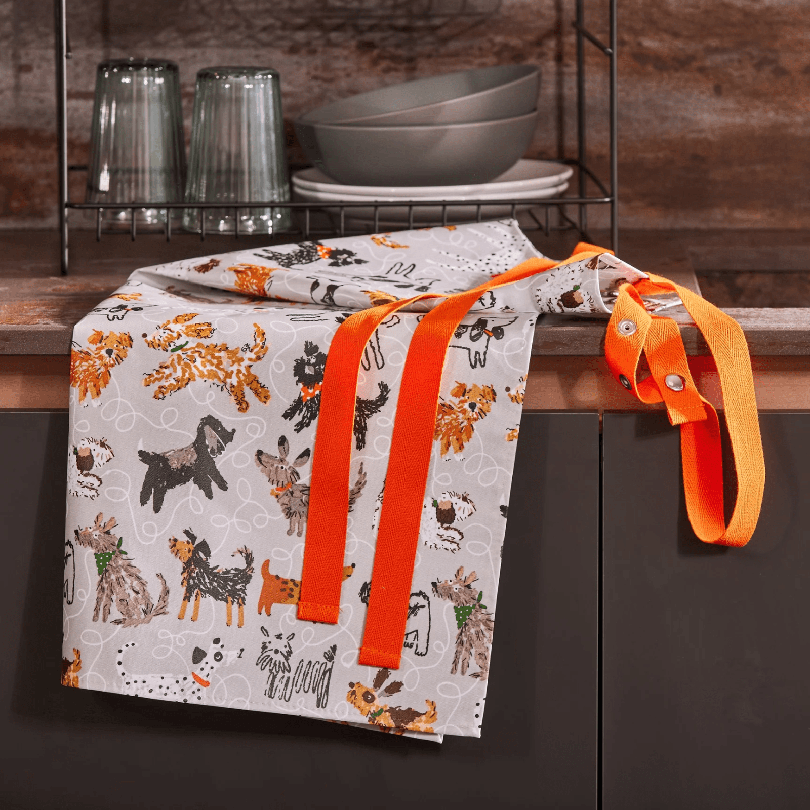 Ulster Weavers Oil Cloth Apron Dog Days