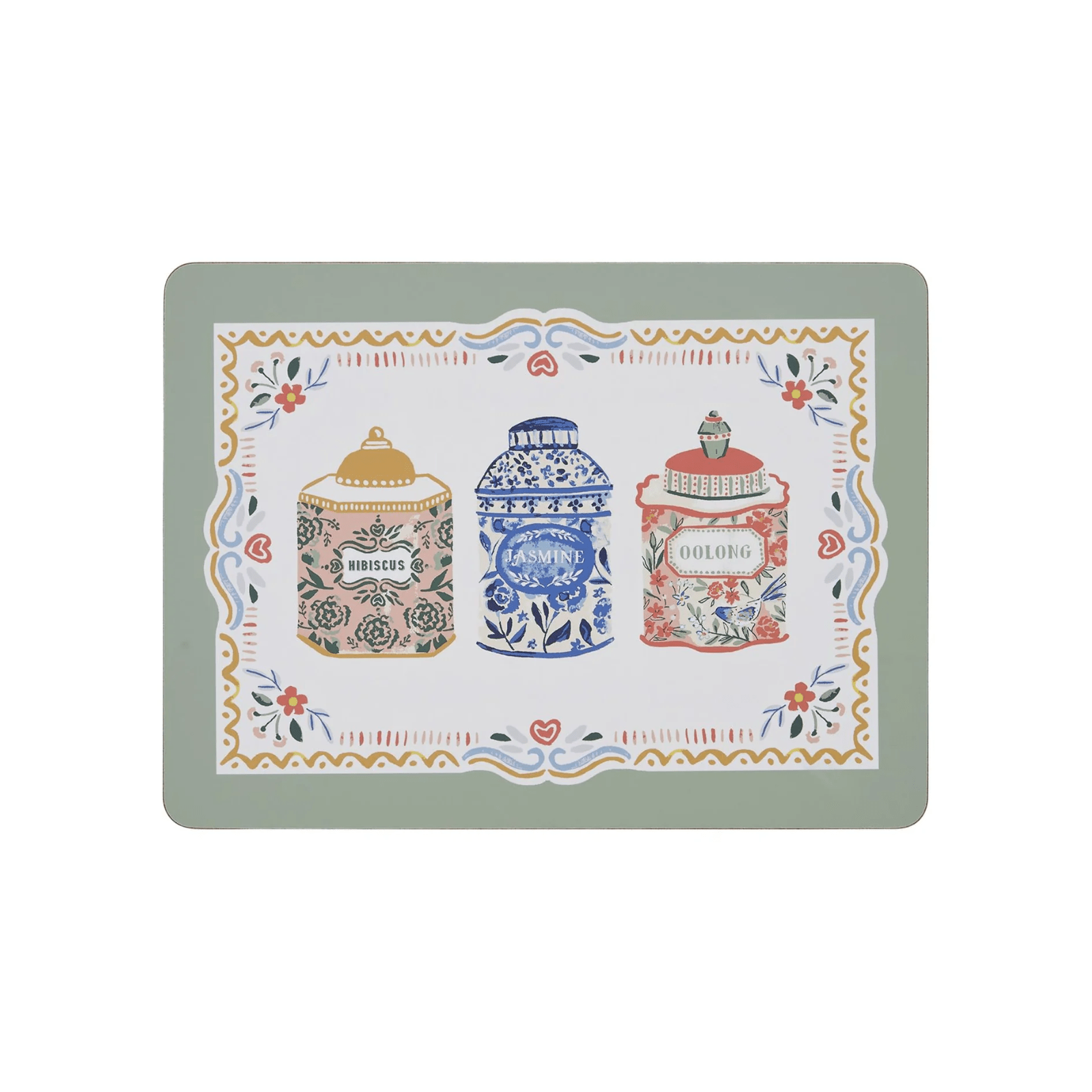 Ulster Weavers Placemats Tea Tins 4-Pack