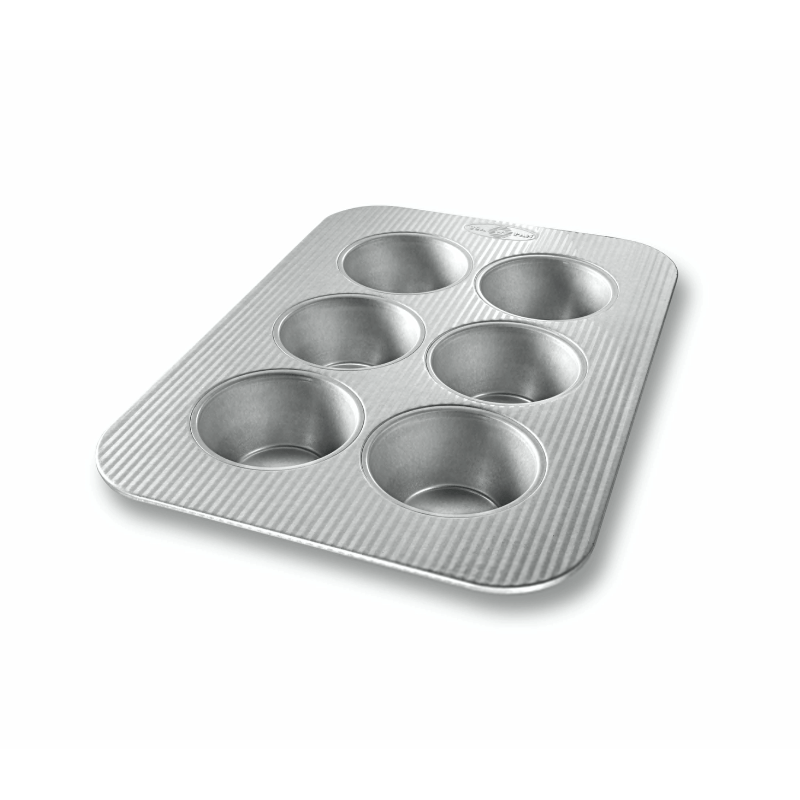 USA PAN Non-Stick Texas Muffin Pan 6 Cup