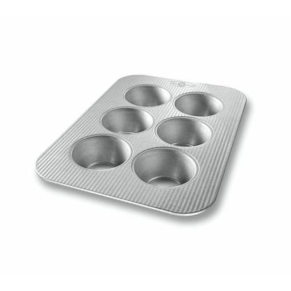 USA PAN Non-Stick Texas Muffin Pan 6 Cup