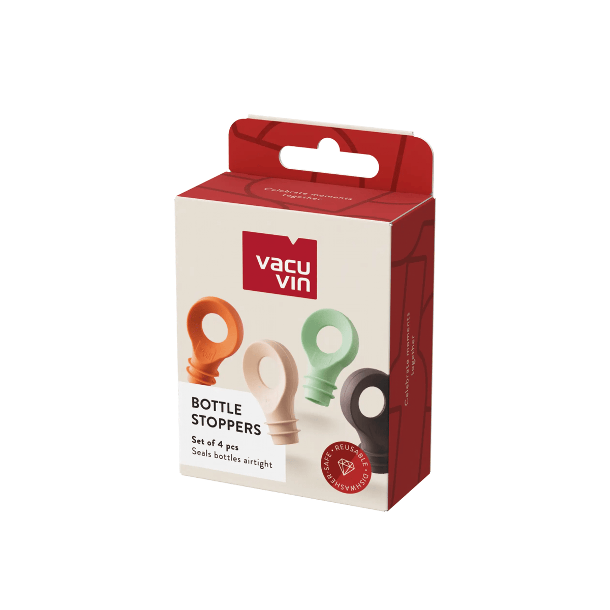 Vacu Vin Bottle Stoppers Set of 4