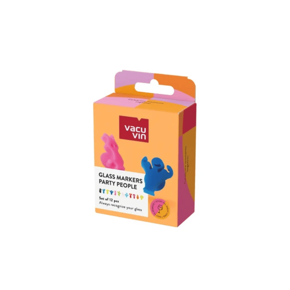 Vacu Vin Glass Markers Party People 12 Piece