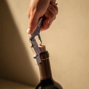 Vacu Vin Waiters Corkscrew Push Wood