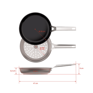 Valira Air Ceramic Induction Non-Stick Frying Pan 26cm