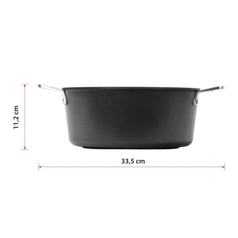 Valira Air Induction Non-Stick Casserole 24cm + Lid