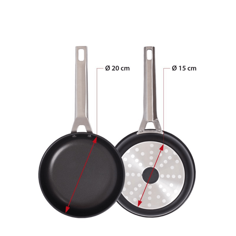 Valira Air Induction Non-Stick Frying Pan Set 20cm + 24cm