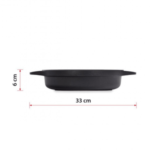 Valira Induction Non-Stick Shallow Casserole 24cm + Lid + Silicone Handle Covers The Homestore Auckland