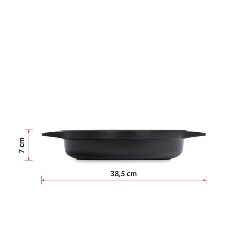 Valira Induction Non-Stick Shallow Casserole 28cm + Lid + Silicone Handle Covers The Homestore Auckland
