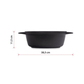 Valira Induction Non-Stick Tall Casserole 28cm + Lid + Silicone Handle Covers