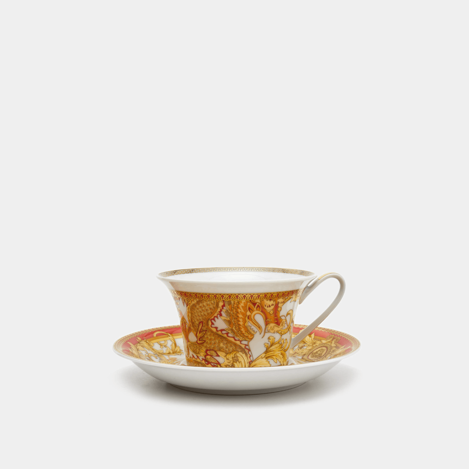 Versace Asian Dream Tea Cup & Tea Saucer 25th Anniversary