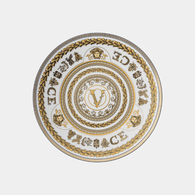 Versace Virtus Gala White Service Plate 33cm