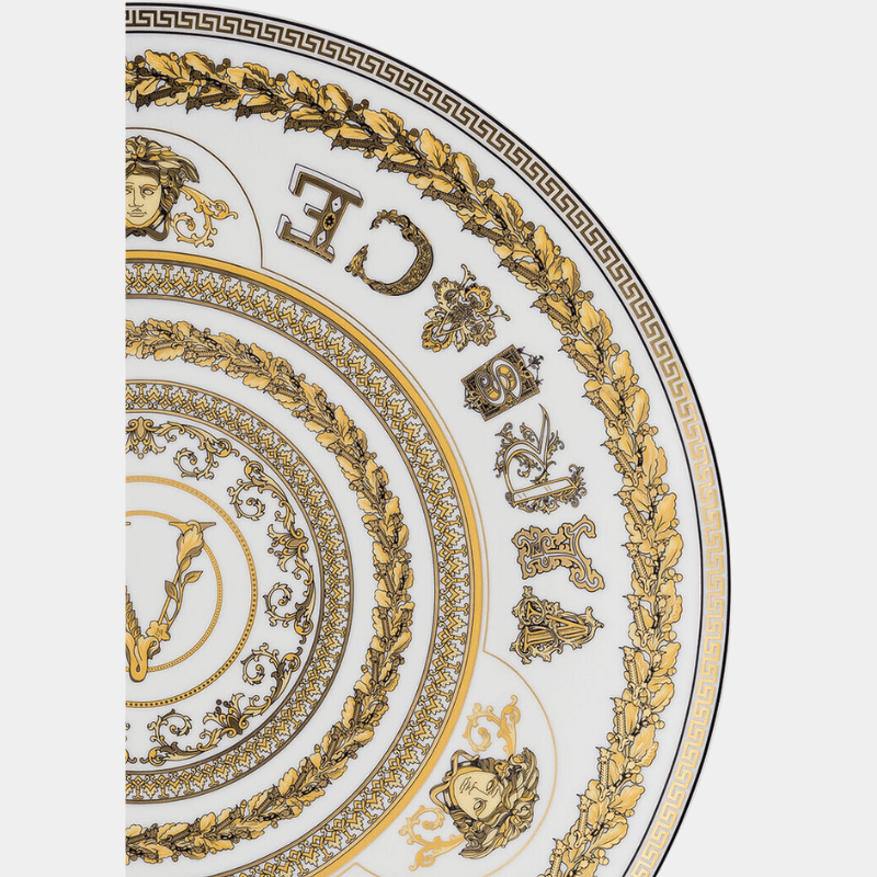 Versace Virtus Gala White Service Plate 33cm