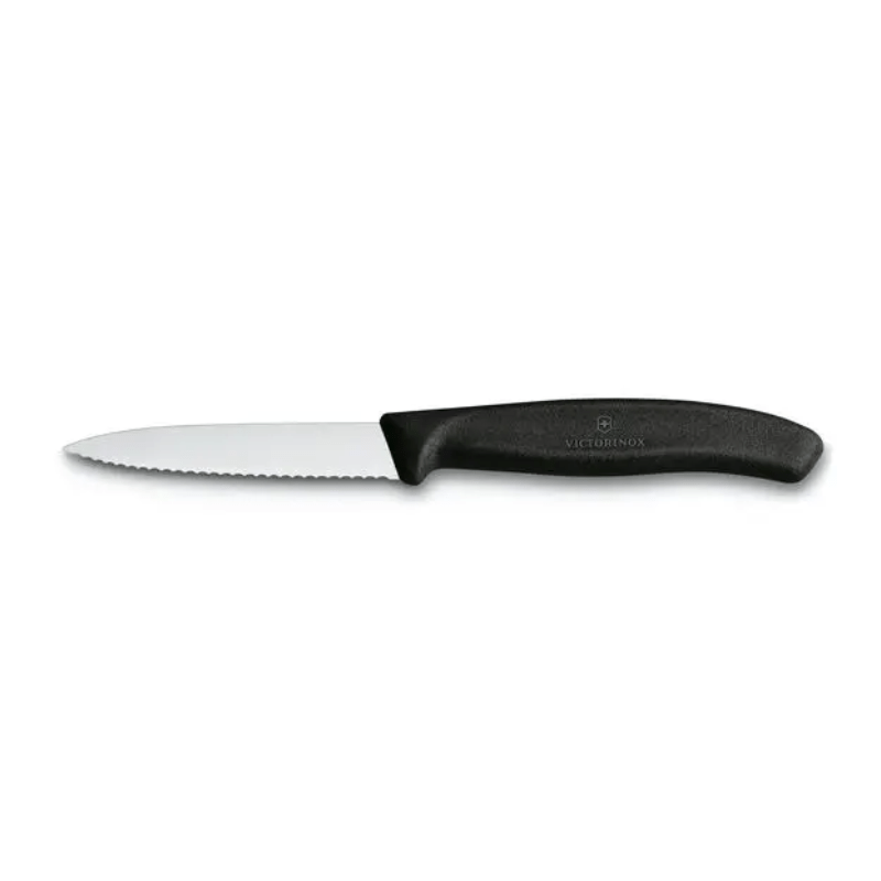 Victorinox Swiss Classic Paring Knife Serrated 8cm Black