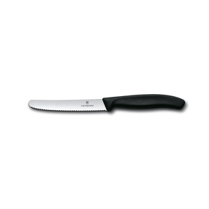 Victorinox Swiss Classic Steak/Tomato Knife Serrated 11cm Black