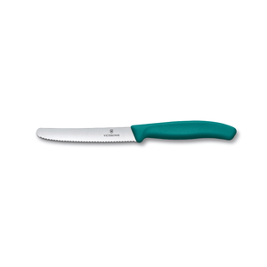 Victorinox Swiss Classic Steak/Tomato Knife Serrated 11cm Green