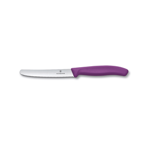 Victorinox Swiss Classic Steak/Tomato Knife Serrated 11cm Purple