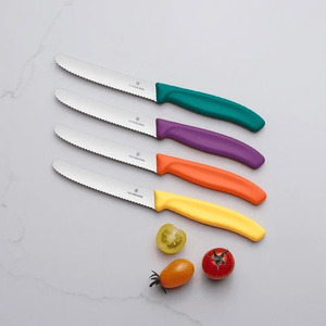 Victorinox Swiss Classic Steak/Tomato Knife Serrated 11cm Yellow