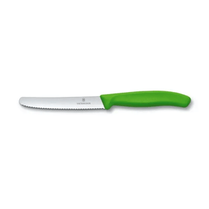 Victorinox Swiss Classic Tomato Knife Serrated 11cm Green