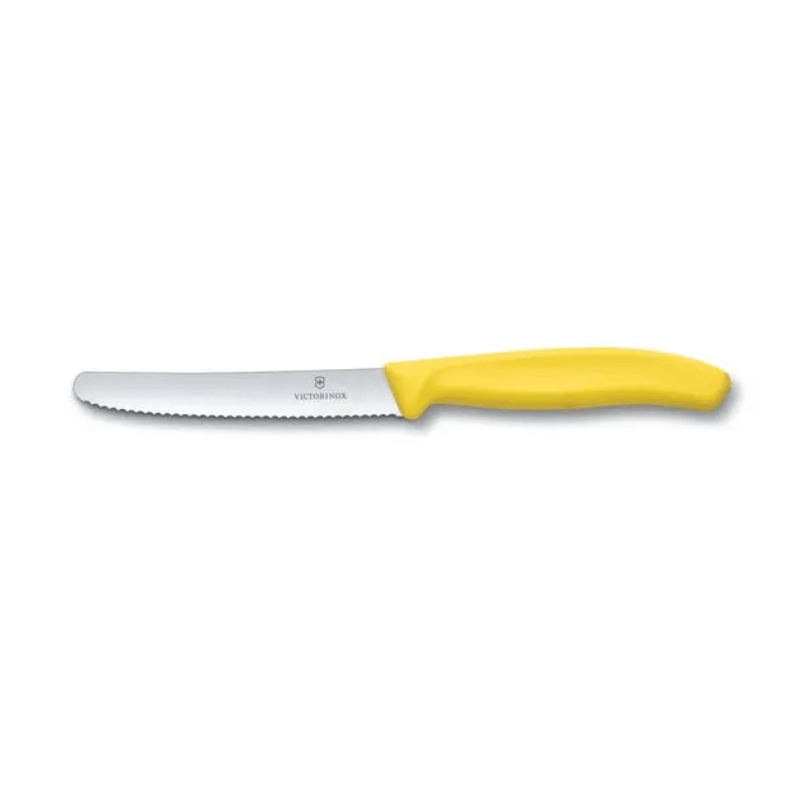 Victorinox Swiss Classic Tomato Knife Serrated 11cm Yellow