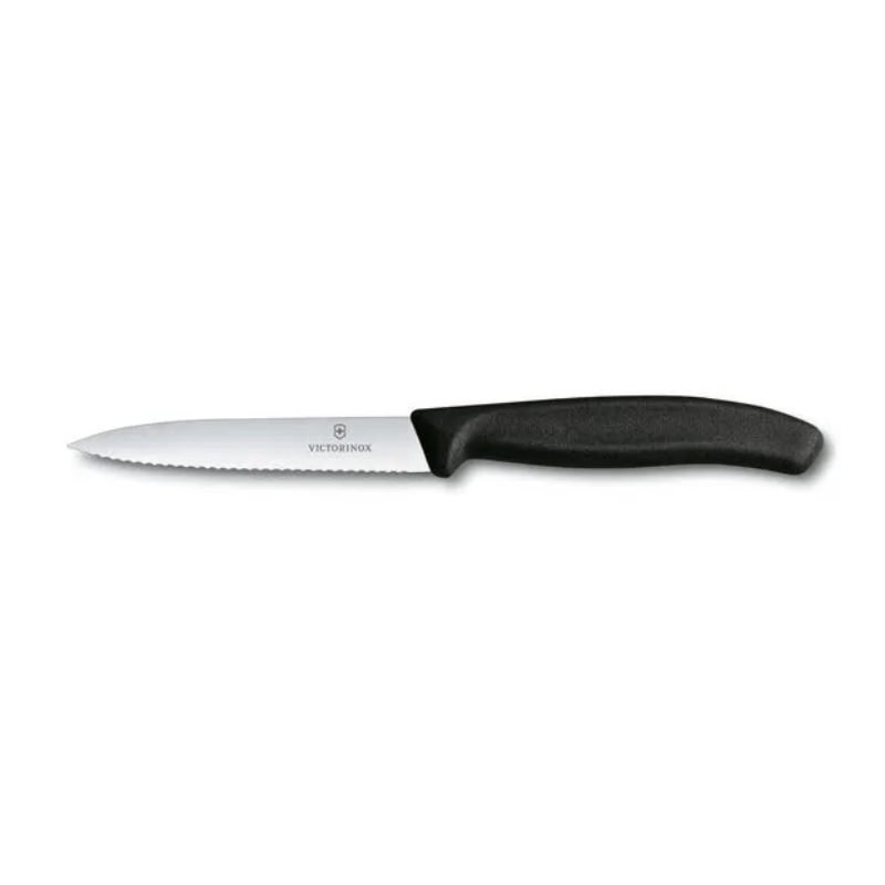 Victorinox Swiss Classic Vegetable Knife Serrated 10cm Black