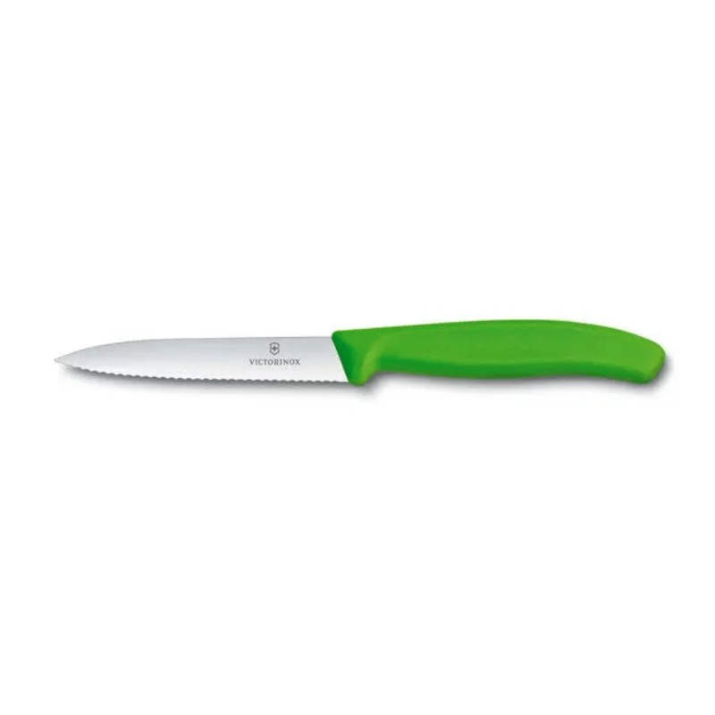 Victorinox Swiss Classic Vegetable Knife Serrated 10cm Green